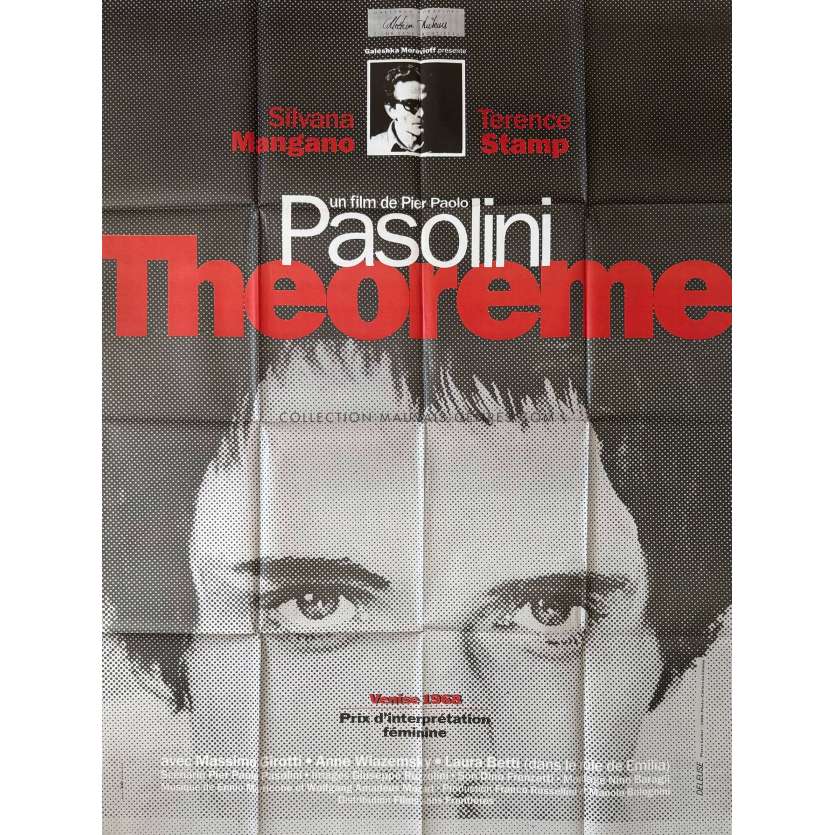 THEOREM French Movie Poster- 47x63 in. - 1968/R1990 - Terence Stamp, Pier Paolo Pasolini