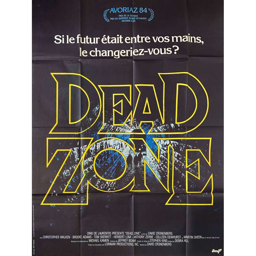 DEAD ZONE French Movie Poster- 47x63 in. - 1984 - Christopher Walken, David Cronenberg