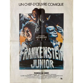 YOUNG FRANKENSTEIN French Movie Poster- 23x32 in. - 1974 - Gene Wilder, Mel Brooks