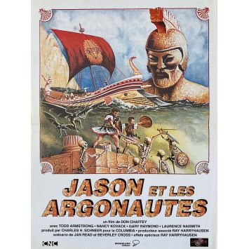 JASON AND THE ARGONAUTS French Movie Poster- 15x21 in. - 1963/R2000 - Todd Armstrong, Ray Harryhausen