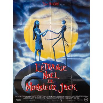 THE NIGHTMARE BEFORE CHRISTMAS French Movie Poster- 47x63 in. - 1993 - Danny Elfman, Tim Burton