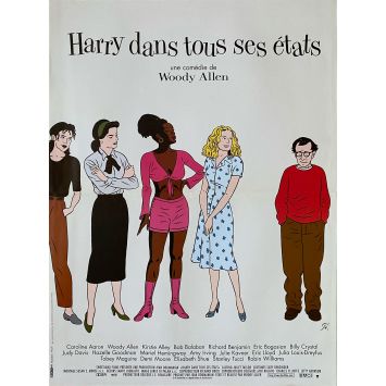 DECONSTRUCTING HARRY French Movie Poster- 15x21 in. - 1997 - Julia Louis-Dreyfus, Woody Allen