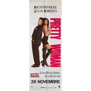 PRETTY WOMAN French Movie Poster- 23x63 in. - 1990 - Julia Roberts, Gary Marshall