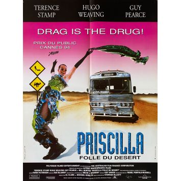PRISCILLA FOLLE DU DESERT Affiche de film- 60x80 cm. - 1994 - Terence Stamp, Stephan Elliott