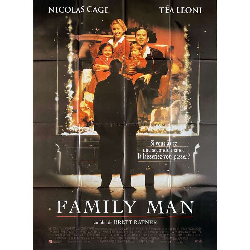 FAMILY MAN Affiche de film- 120x160 cm. - 2000 - Nicolas Cage, Brett Ratner
