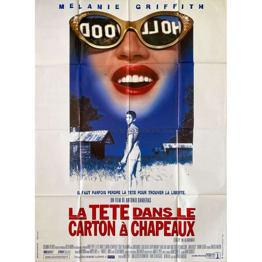 LA TETE DANS LE CARTON A CHAPEAUX Affiche de film- 120x160 cm. - 1999 - Melanie Griffith, Antonio Banderas
