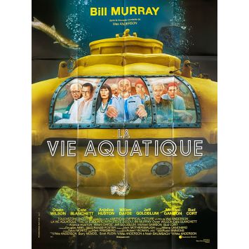 LA VIE AQUATIQUE Affiche de film- 120x160 cm. - 2004 - Bill Murray, Wes Anderson
