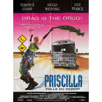 PRISCILLA FOLLE DU DESERT Affiche de film- 120x160 cm. - 1994 - Terence Stamp, Stephan Elliott