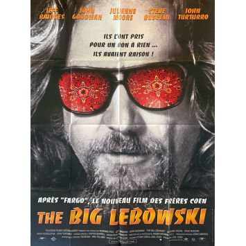 THE BIG LEBOWSKI French Movie Poster- 47x63 in. - 1998 - Jeff Bridges, Joel Coen