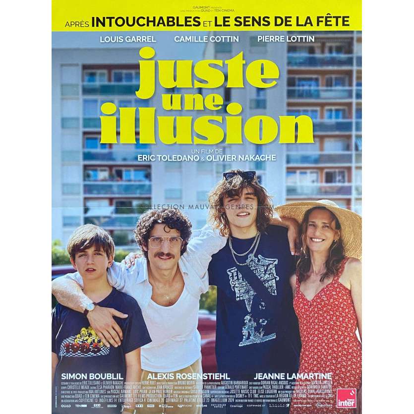 JUST AN ILLUSION French Movie Poster- 15x21 in. - 2026 - Camille Cottin, Nakache - Toledano