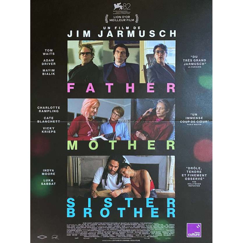 FATHER MOTHER SISTER BROTHER Affiche de film- 40x54 cm. - 2026 - Tom Waits, Jim Jarmusch