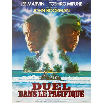 DUEL DANS LE PACIFIQUE Affiche de film- 40x54 cm. - 1968/R1980 - Lee Marvin, John Boorman