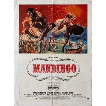 MANDINGO Affiche de film- 40x60 cm. - 1975 - James Mason, Richard Fleischer