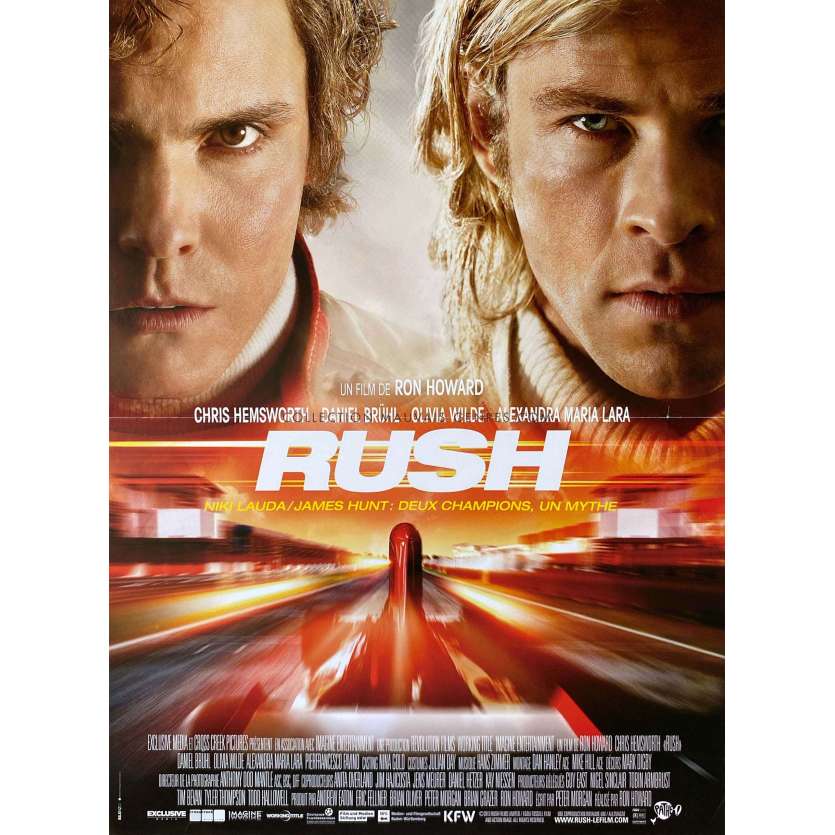 RUSH Affiche de film- 40x54 cm. - 2013 - Daniel Brühl, Ron Howard