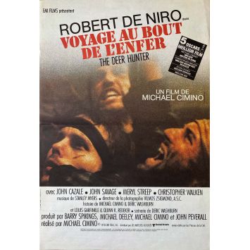VOYAGE AU BOUT DE L'ENFER Affiche de film- 40x54 cm. - 1978 - Robert de Niro, Michael Cimino