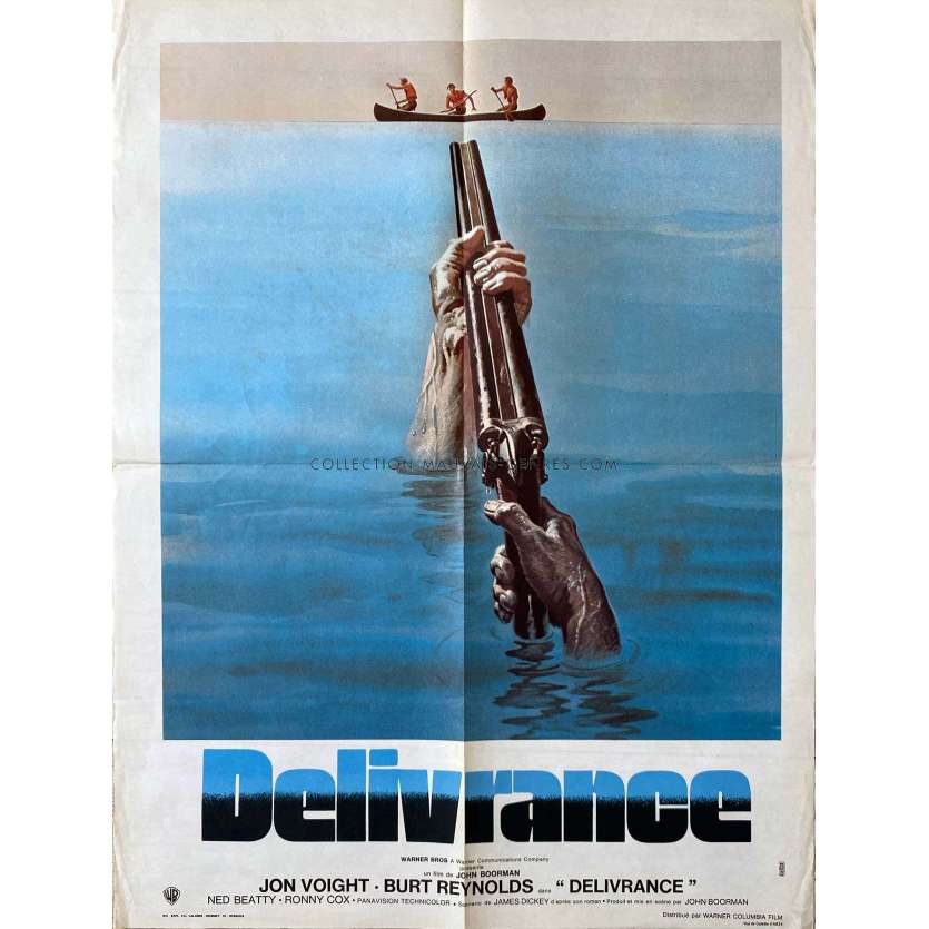 DELIVERANCE French Movie Poster- 23x32 in. - 1972 - Burt Reynolds, John Boorman