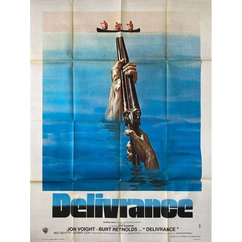 DELIVRANCE Affiche de film- 120x160 cm. - 1972 - Burt Reynolds, John Boorman