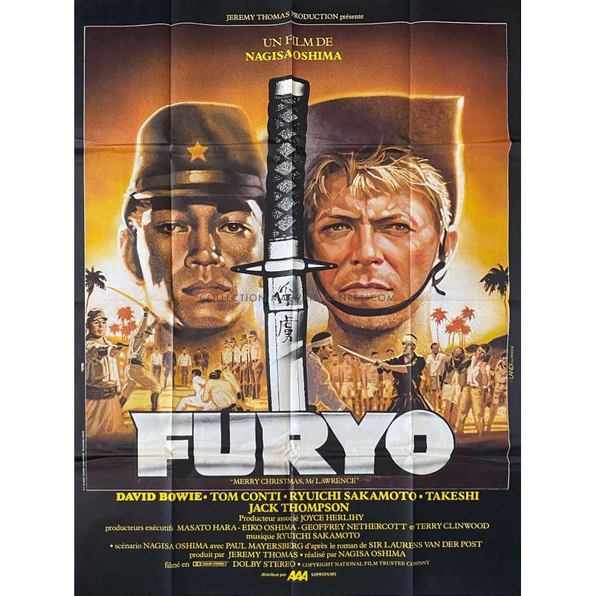 FURYO Affiche de film- 120x160 cm. - 1983 - David Bowie, Nagisa Oshima