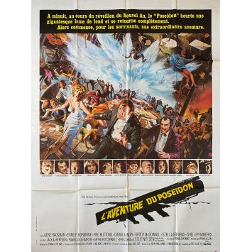 THE POSEIDON ADVENTURE French Movie Poster- 47x63 in. - 1972 - Gene Hackman, Irwin Allen