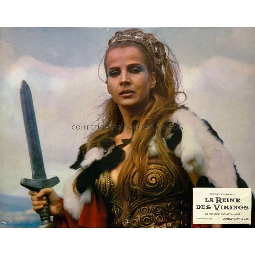 THE VIKING QUEEN French Lobby Card N01 - 9x12 in. - 1968 - Carita, Don Chaffey