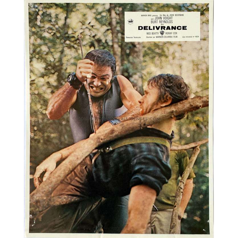 DELIVERANCE French Lobby Card- 10x12 in. - 1972 - Burt Reynolds, John Boorman