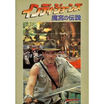 INDIANA JONES AND THE TEMPLE OF DOOM French Program 30p - 9x12 in. - 1984 - Harrison Ford, Steven Spielberg