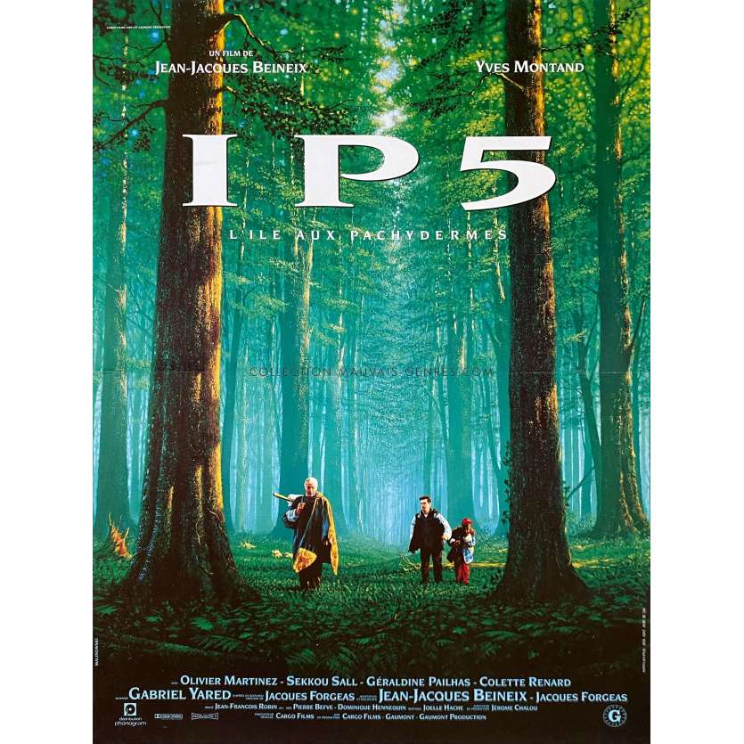 IP5Movie Poster- 15x21 in. - 1992 - Yves Montand, Jean-Jacques Beineix