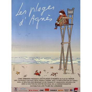 THE BEACHES OF AGNESMovie Poster Style B - 15x21 in. - 2008 - Agnès Varda, Agnès Varda
