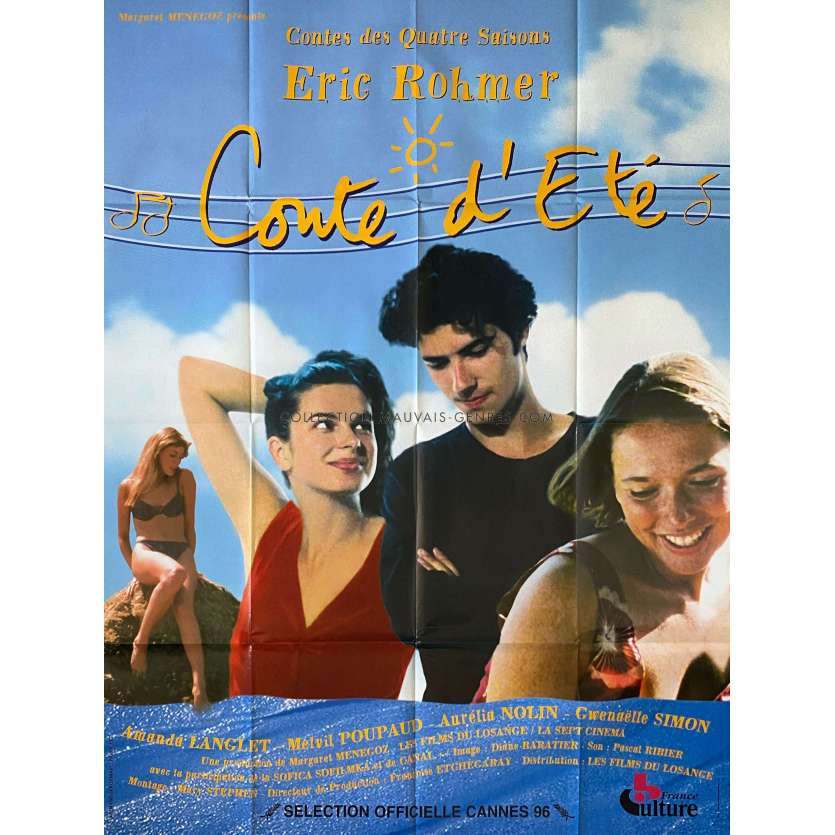 CONTE D'ETE Affiche de film- 120x160 cm. - 1996 - Melvil Poupaud, Eric Rohmer