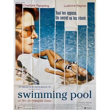 SWIMMING POOL Affiche de film- 120x160 cm. - 2003 - Ludivine Sagnier, François Ozon