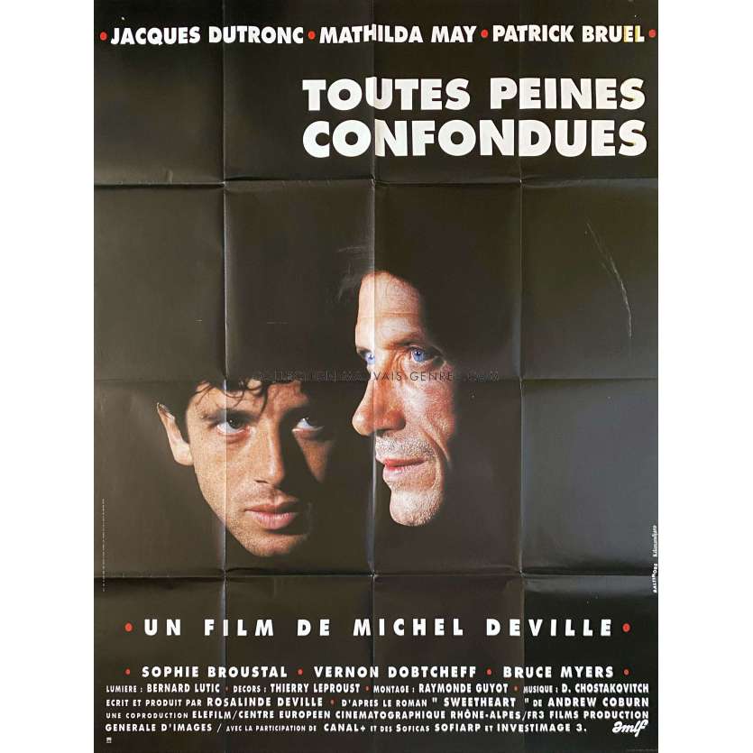 TOUTES PEINES CONFONDUESMovie Poster- 47x63 in. - 1992 - Patrick Bruel, Michelle Deville