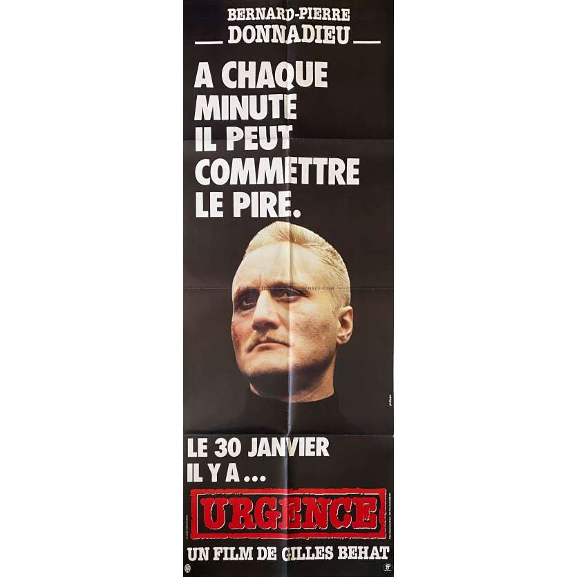 URGENCEMovie Poster Donnadieu style. - 23x63 in. - 1985 - Richard Berry, Gilles Béhat