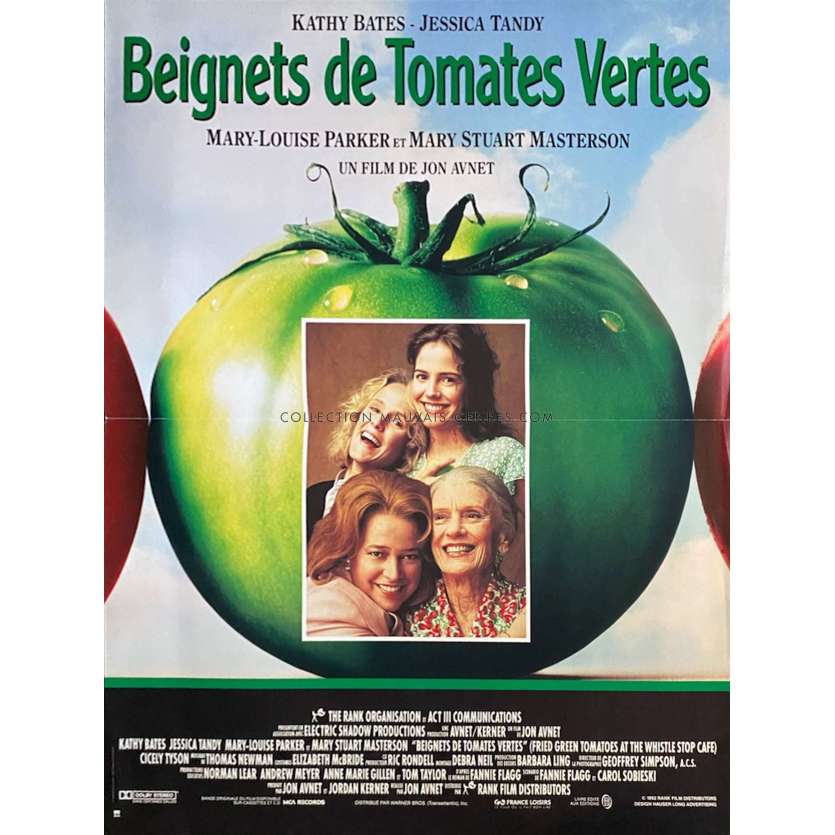 FRIED GREEN TOMATOES French Movie Poster- 15x21 in. - 1991 - Kathy Bates, Jon Avnet