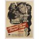 L'HOMME QUI EN SAVAIT TROP Affiche de cinéma entoilée- 60x80 cm. - 1956 - Alfred Hitchcock