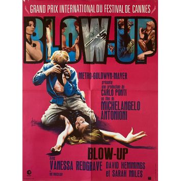 BLOW UP Affiche de film- 60x80 cm. - 1968/R1970 - David Hemmings, Michelangelo Antonioni