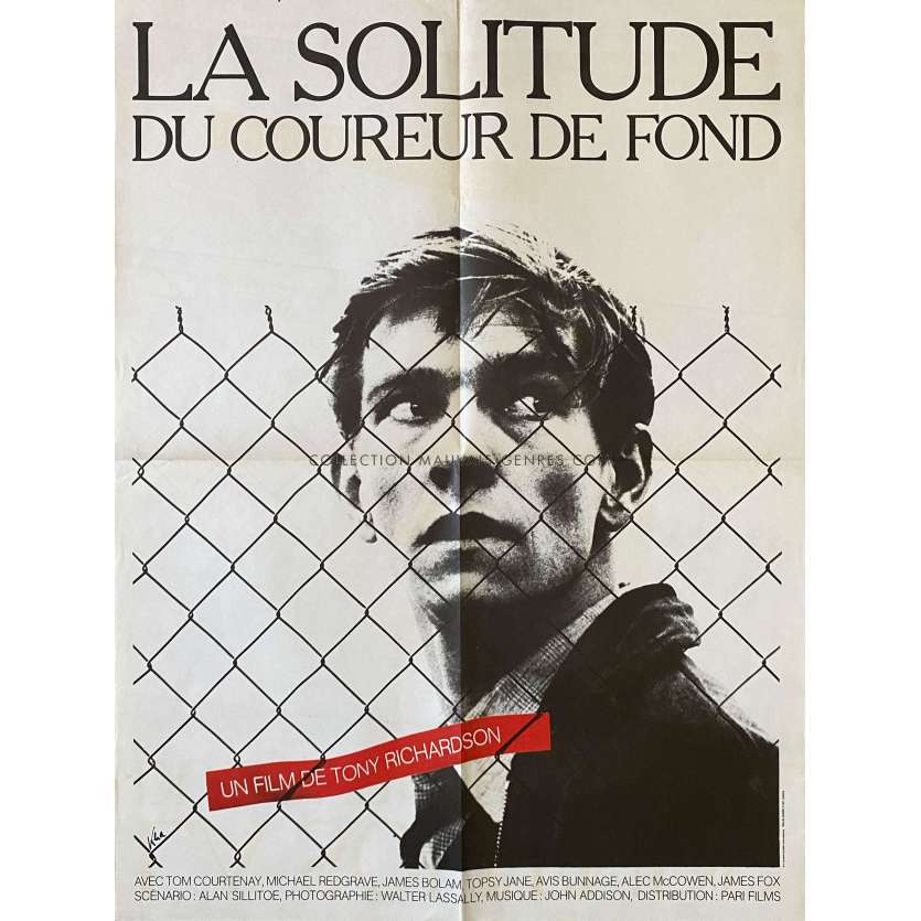 THE LONELINESS OF THE LONG DISTANCE RUNNERMovie Poster- 23x32 in. - 1962 - Michael Redgrave, Tony Richardson