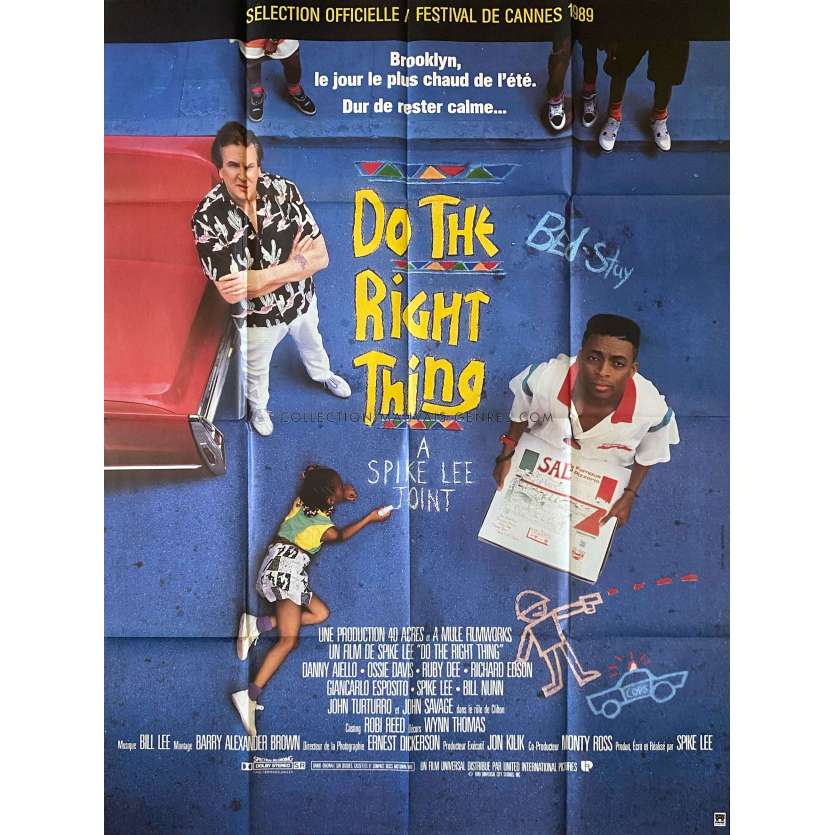 DO THE RIGHT THINGMovie Poster- 47x63 in. - 1989 - Danny Aiello, Spike Lee