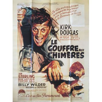 ACE IN THE HOLEMovie Poster- 47x63 in. - 1951/R1990 - Kirk Douglas, Billy Wilder