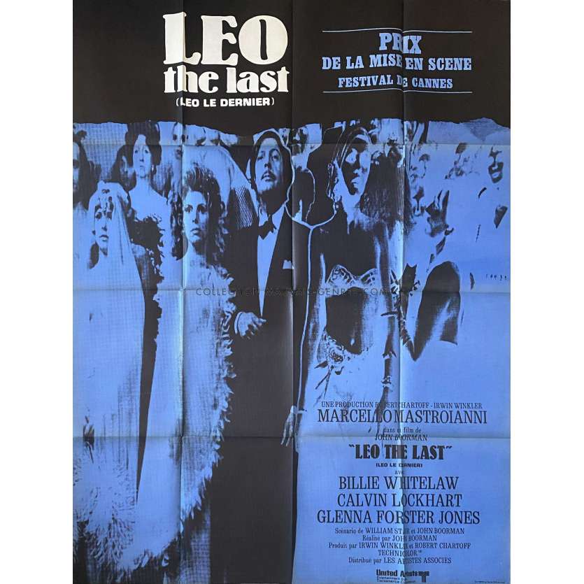 LEO LE DERNIER Affiche de film- 120x160 cm. - 1970 - Marcello Mastroianni, John Boorman