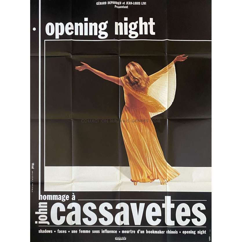 OPENING NIGHT Affiche de film- 120x160 cm. - 1977/R1990 - Gena Rowlands, John Cassavetes