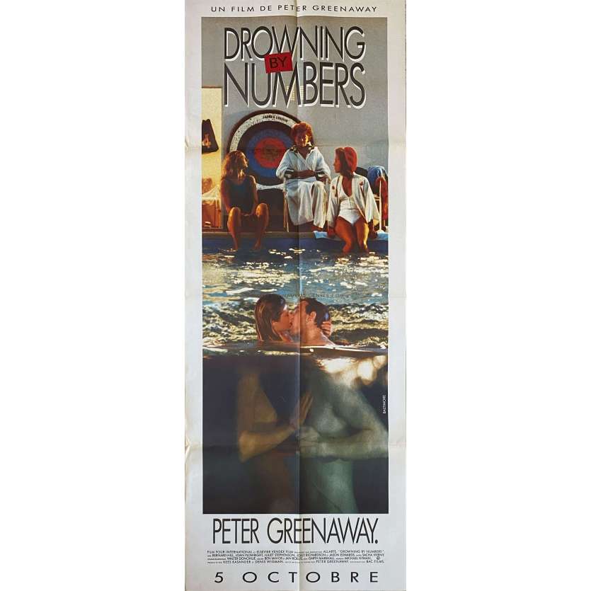DROWNING BY NUMBERS Affiche de film- 60x160 cm. - 1988 - Bernard Hill, Peter Greenaway
