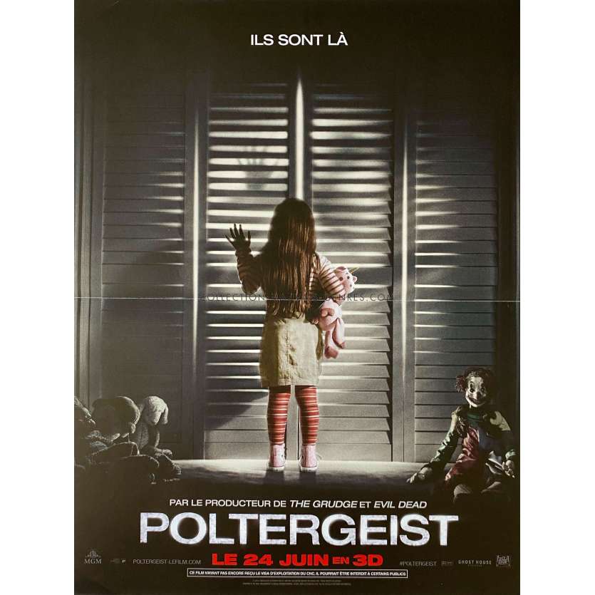 POLTERGEIST 3D Affiche de film- 40x54 cm. - 2015 - Sam Rockwell, Gil Kenan