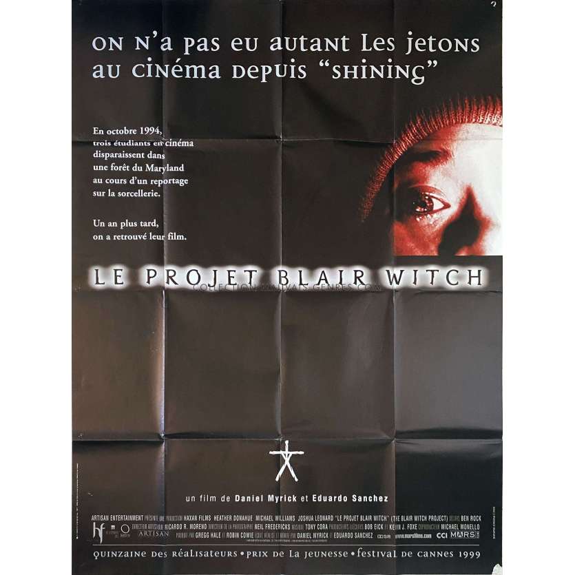 LE PROJET BLAIR WITCH Affiche de film- 120x160 cm. - 1999 - Heather Donahue, Daniel Myrick