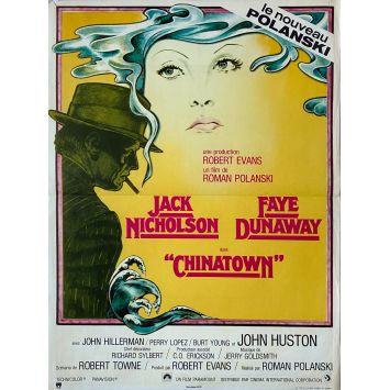 CHINATOWN Affiche de film- 40x54 cm. - 1974 - Jack Nicholson, Roman Polanski
