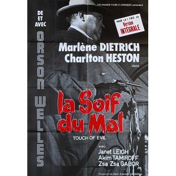 TOUCH OF EVILMovie Poster- 32x47 in. - 1958/R1980 - Charlton Heston, Orson Welles