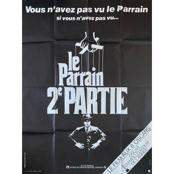LE PARRAIN 2 Affiche de film- 120x160 cm. - 1975 - Robert de Niro, Francis Ford Coppola