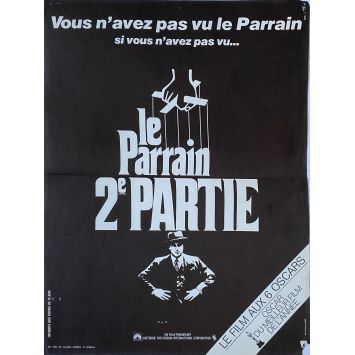 LE PARRAIN 2 Affiche de film- 40x54 cm. - 1975 - Robert de Niro, Francis Ford Coppola