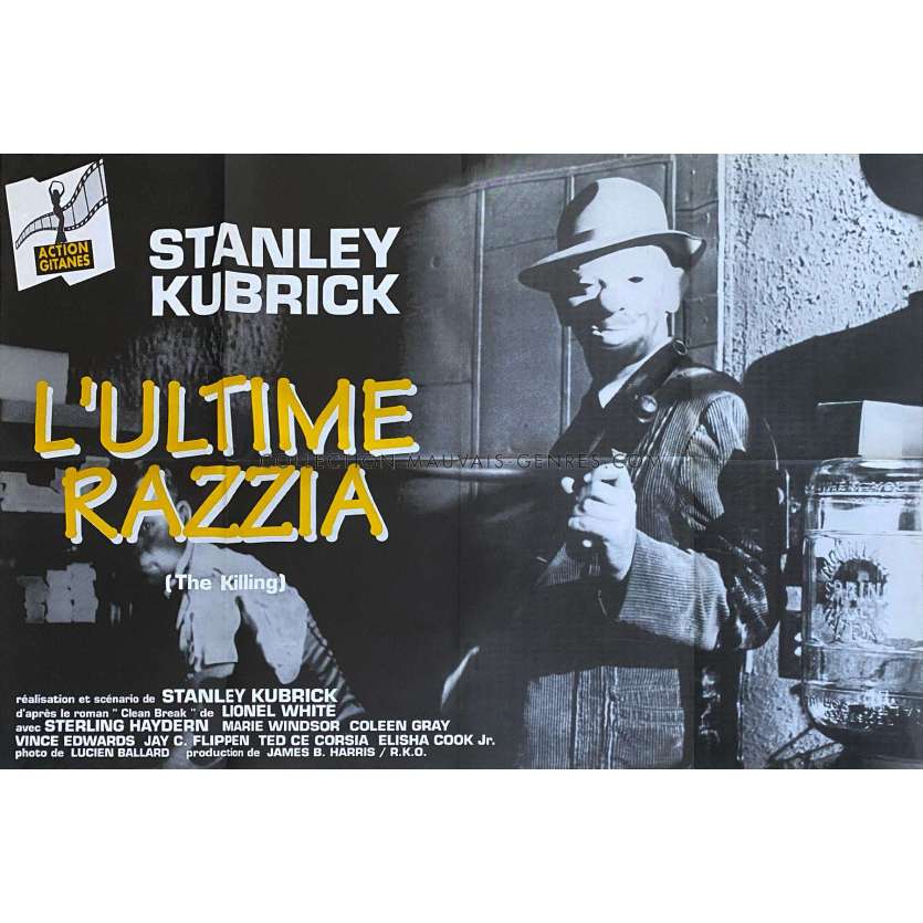 L'ULTIME RAZZIA Affiche de film- 80x120 cm. - 1956/R1980 - Sterling Hayden, Stanley Kubrick