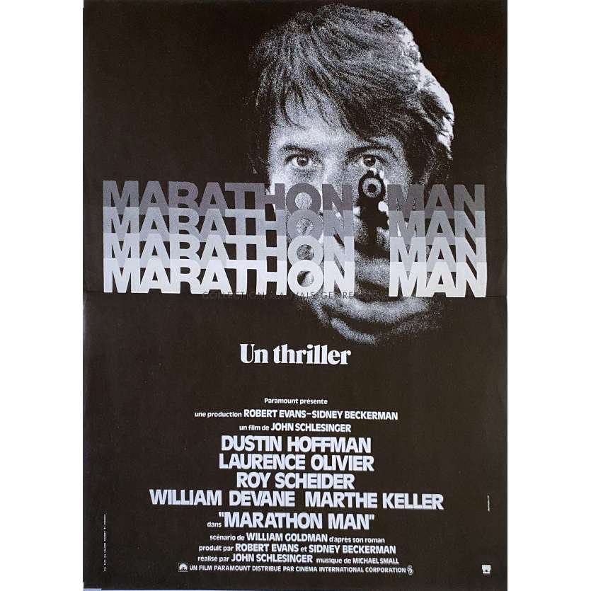 MARATHON MAN Affiche de film- 40x54 cm. - 1976 - Dustin Hoffman, John Schlesinger