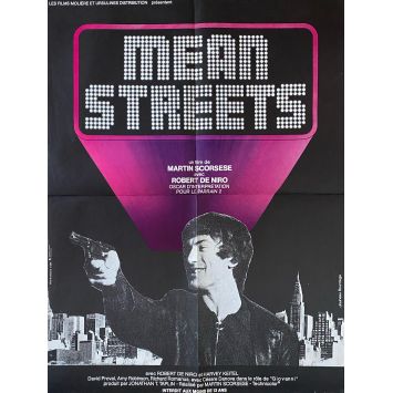 MEAN STREETS Affiche de film- 60x80 cm. - 1973 - Robert de Niro, Martin Scorsese